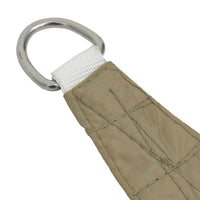 Parasole a Vela in Tela Oxford a Trapezio 2/4x3 m Beige