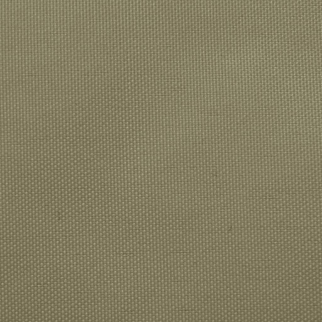 Parasole a Vela in Tela Oxford a Trapezio 3/4x3 m Beige 135187