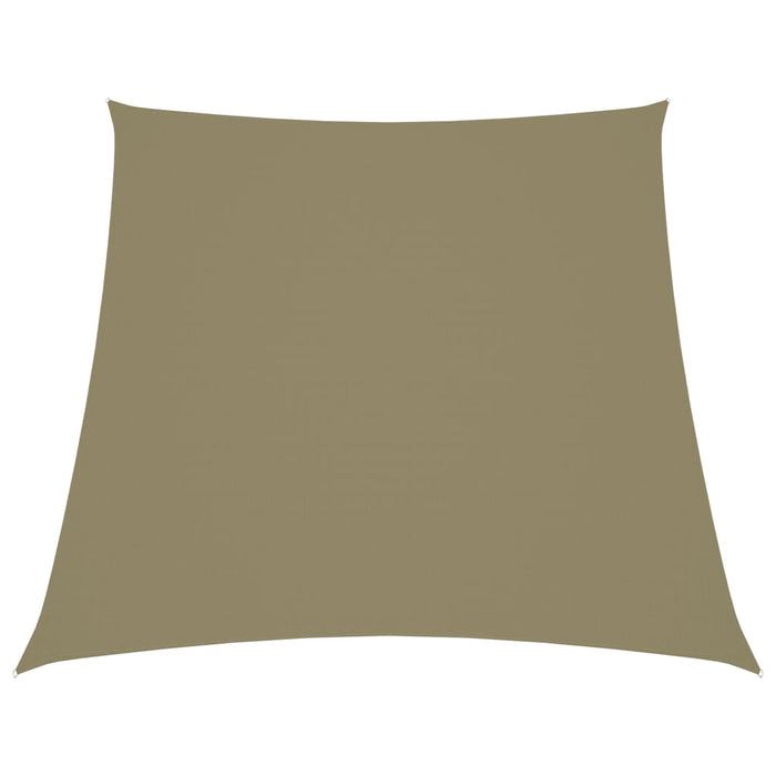 Parasole a Vela in Tela Oxford a Trapezio 3/5x4 m4/5x4 m Beige 135189