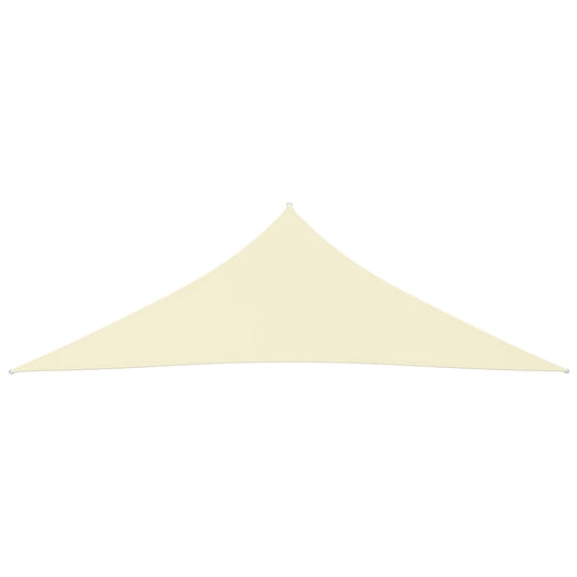 Parasole a Vela Oxford Triangolare 2,5x2,5x3,5 m Crema