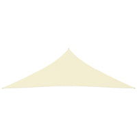 Parasole a Vela Oxford Triangolare 2,5x2,5x3,5 m Crema 135224