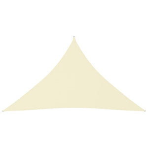 Parasole a Vela Oxford Triangolare 3x3x4,24 m Crema 135227