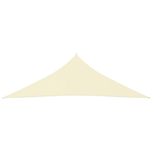 Parasole a Vela Oxford Triangolare 3x3x4,24 m Crema 135227