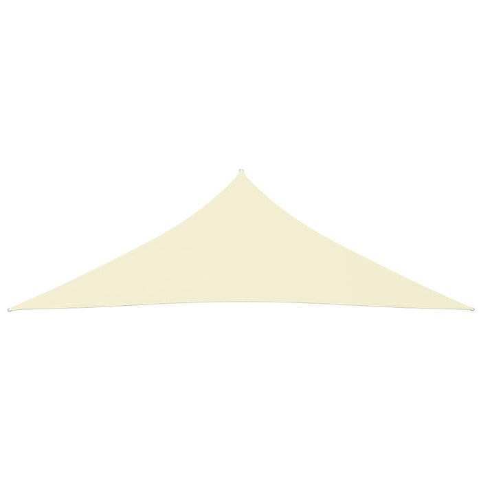 Parasole a Vela Oxford Triangolare 3x3x4,24 m Crema 135227