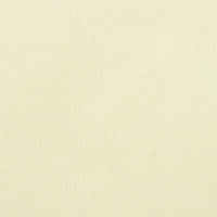 Parasole a Vela Oxford Triangolare 5x5x6 m Crema 135238