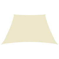 Parasole a Vela in Tela Oxford a Trapezio 2/4x3 m Crema