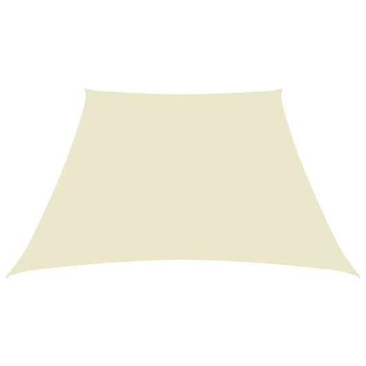 Parasole a Vela in Tela Oxford a Trapezio 2/4x3 m Crema 135241