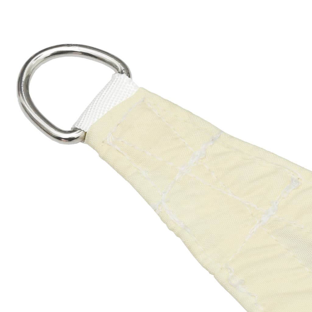 Parasole a Vela in Tela Oxford a Trapezio 2/4x3 m Crema