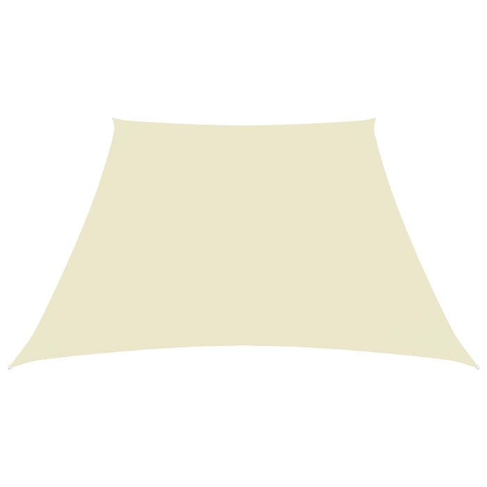 Parasole a Vela in Tela Oxford a Trapezio 3/5x4 m Crema 135243