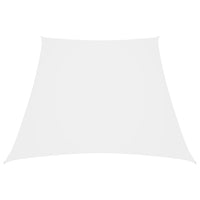 Parasole a Vela in Tela Oxford a Trapezio 2/4x3 m Bianco 135296