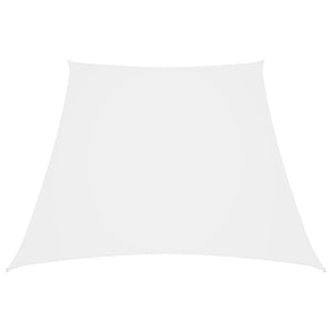 Parasole a Vela in Tela Oxford a Trapezio 2/4x3 m Bianco 135296