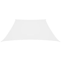 Parasole a Vela in Tela Oxford a Trapezio 2/4x3 m Bianco