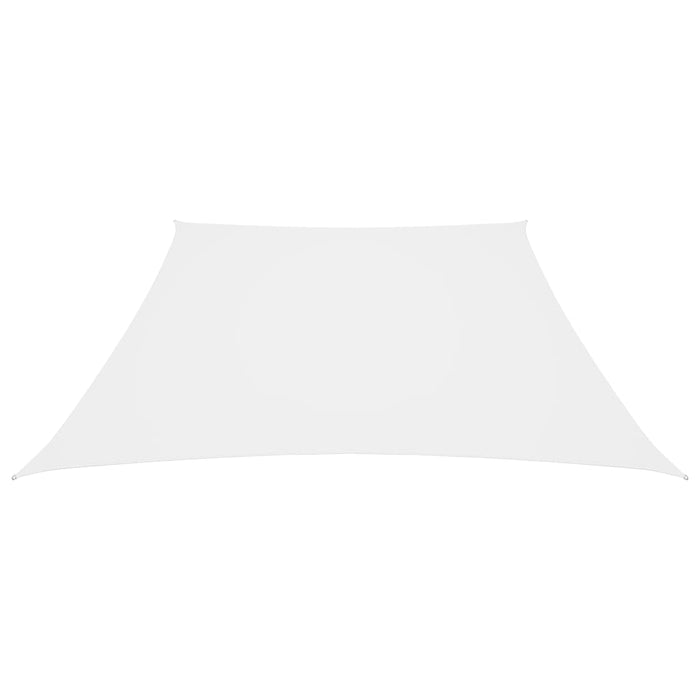 Parasole a Vela in Tela Oxford a Trapezio 2/4x3 m Bianco 135296