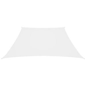 Parasole a Vela in Tela Oxford a Trapezio 3/4x3 m Bianco 135297