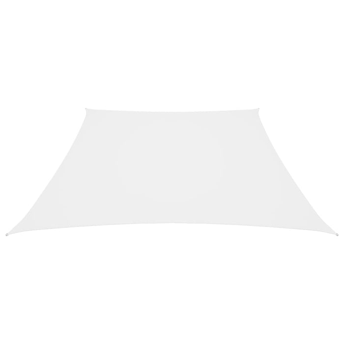 Parasole a Vela in Tela Oxford a Trapezio 3/4x3 m Bianco 135297