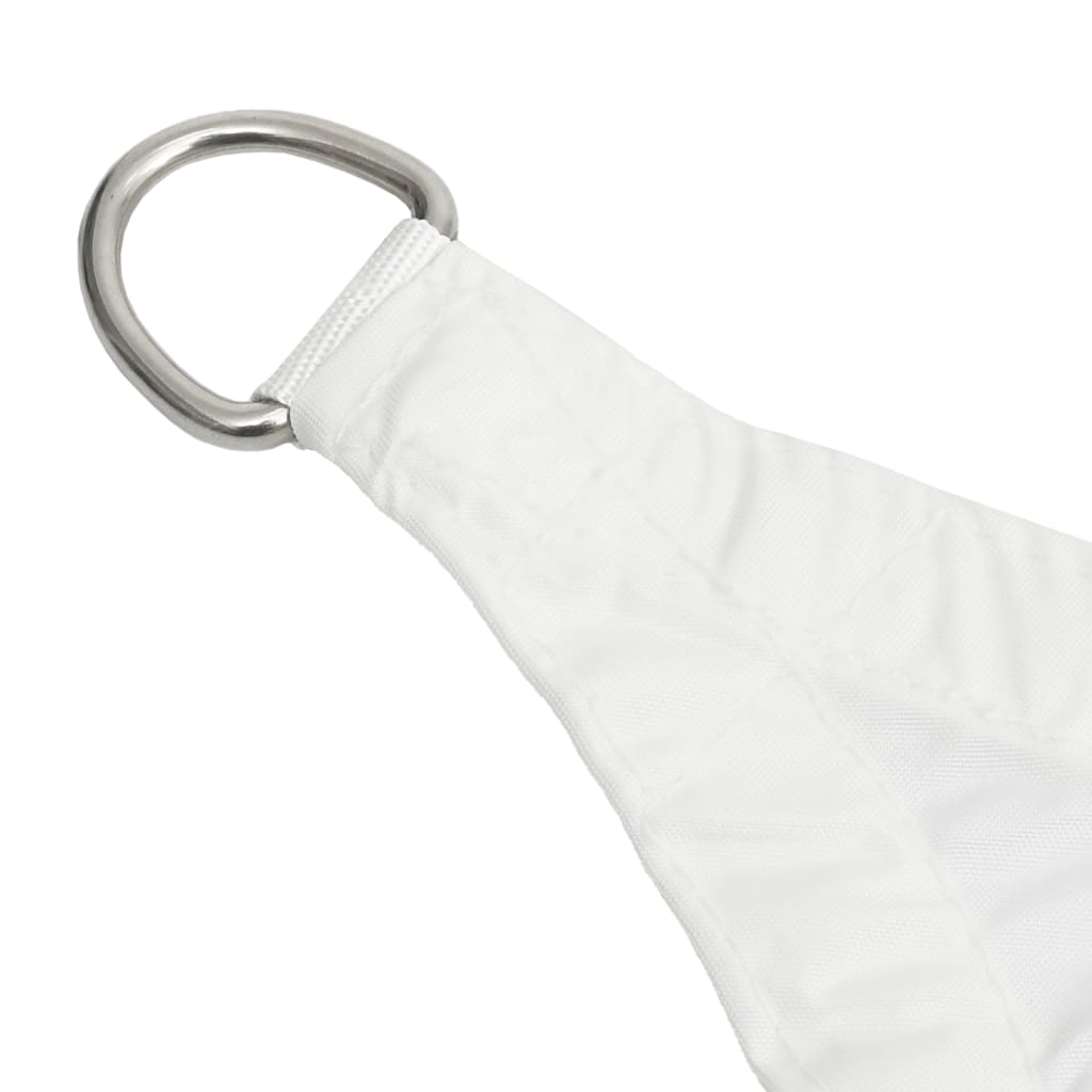 Parasole a Vela in Tela Oxford a Trapezio 3/4x3 m Bianco 135297