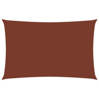 Parasole a Vela Oxford Rettangolare 2x5 m Terracotta 135369