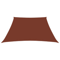 Parasole a Vela in Tela Oxford a Trapezio 3/5x4 m Terracotta 135408