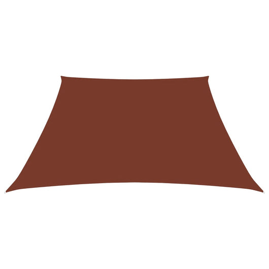 Parasole a Vela in Tela Oxford a Trapezio 3/5x4 m Terracotta 135408