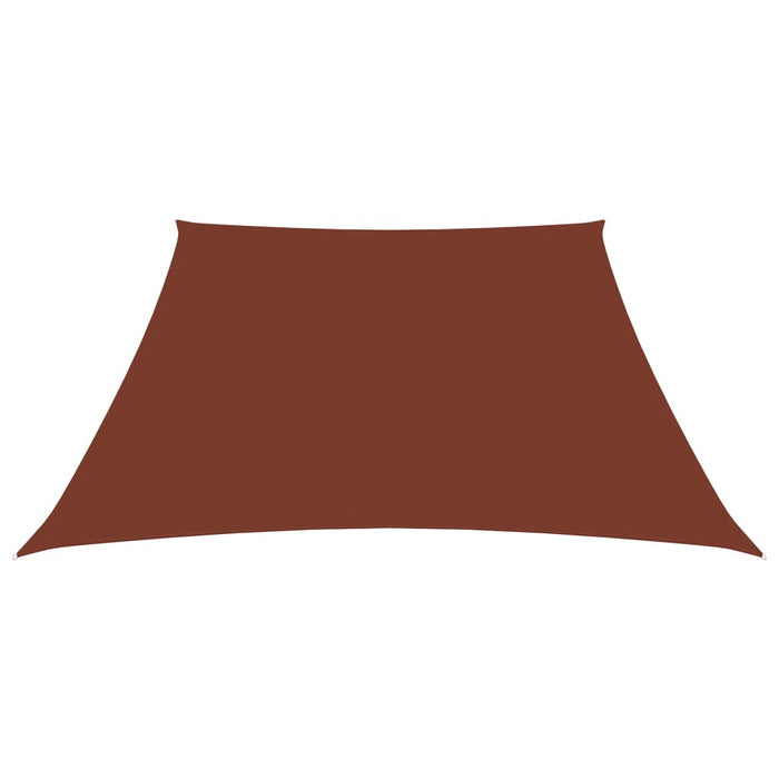 Parasole a Vela in Tela Oxford a Trapezio 3/5x4 m Terracotta 135408