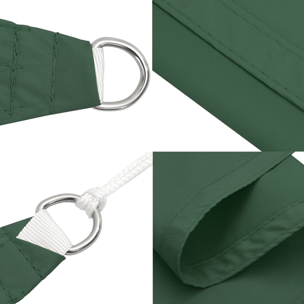 Vela Parasole in Tela Oxford Quadrata 2,5x2,5 m Verde Scuro cod mxl 21266