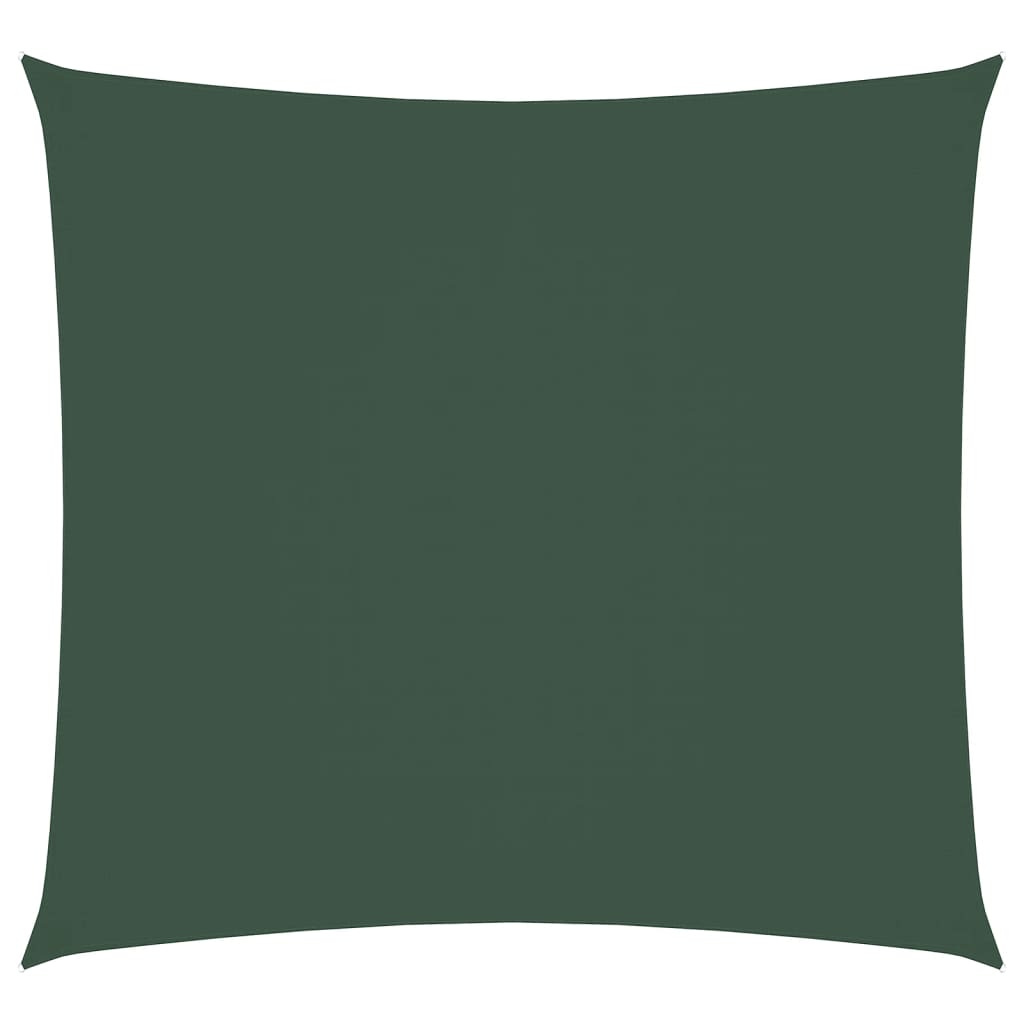 Parasole in Tessuto Oxford Quadrato 3,6x3,6 m Verde Scuro cod mxl 25450