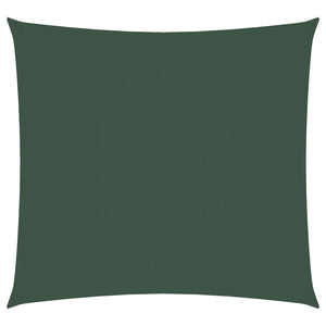 Parasole in Tessuto Oxford Quadrato 3,6x3,6 m Verde Scuro cod mxl 25450