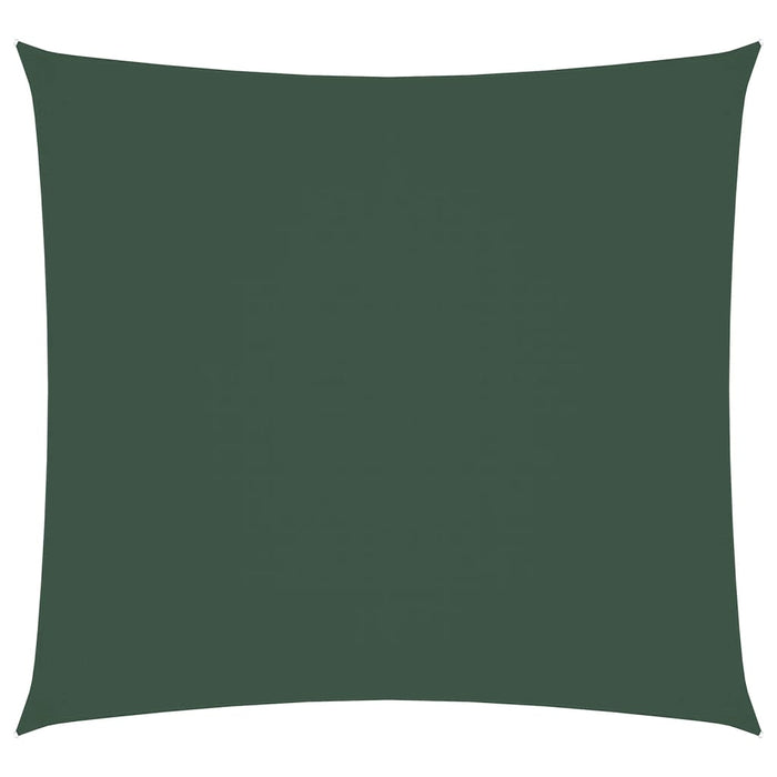 Parasole in Tessuto Oxford Quadrato 3,6x3,6 m Verde Scuro cod mxl 25450