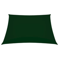 Parasole in Tessuto Oxford Quadrato 3,6x3,6 m Verde Scuro cod mxl 25450