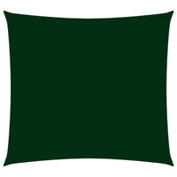 Vela Parasole in Tela Oxford Quadrata 4x4 m Verde Scuro cod mxl 56466