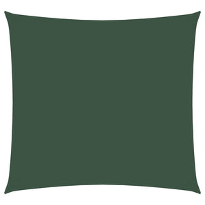 Vela Parasole in Tela Oxford Quadrata 4x4 m Verde Scuro 135469