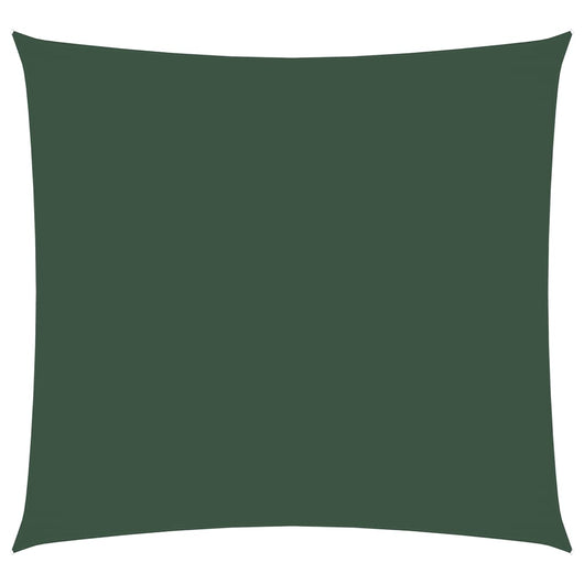 Vela Parasole in Tela Oxford Quadrata 4x4 m Verde Scuro 135469