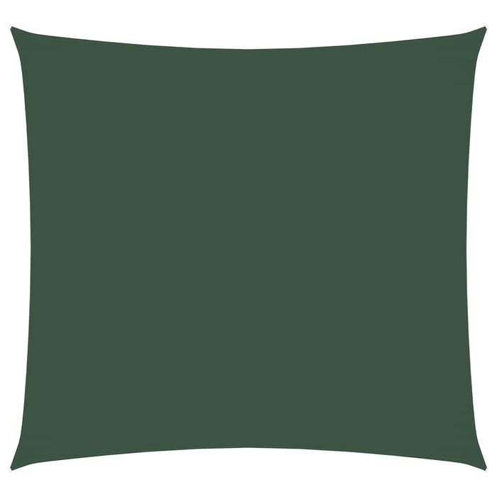 Vela Parasole in Tela Oxford Quadrata 4x4 m Verde Scuro 135469