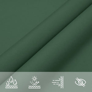 Vela Parasole in Tela Oxford Quadrata 5x5 m Verde Scuro 135471