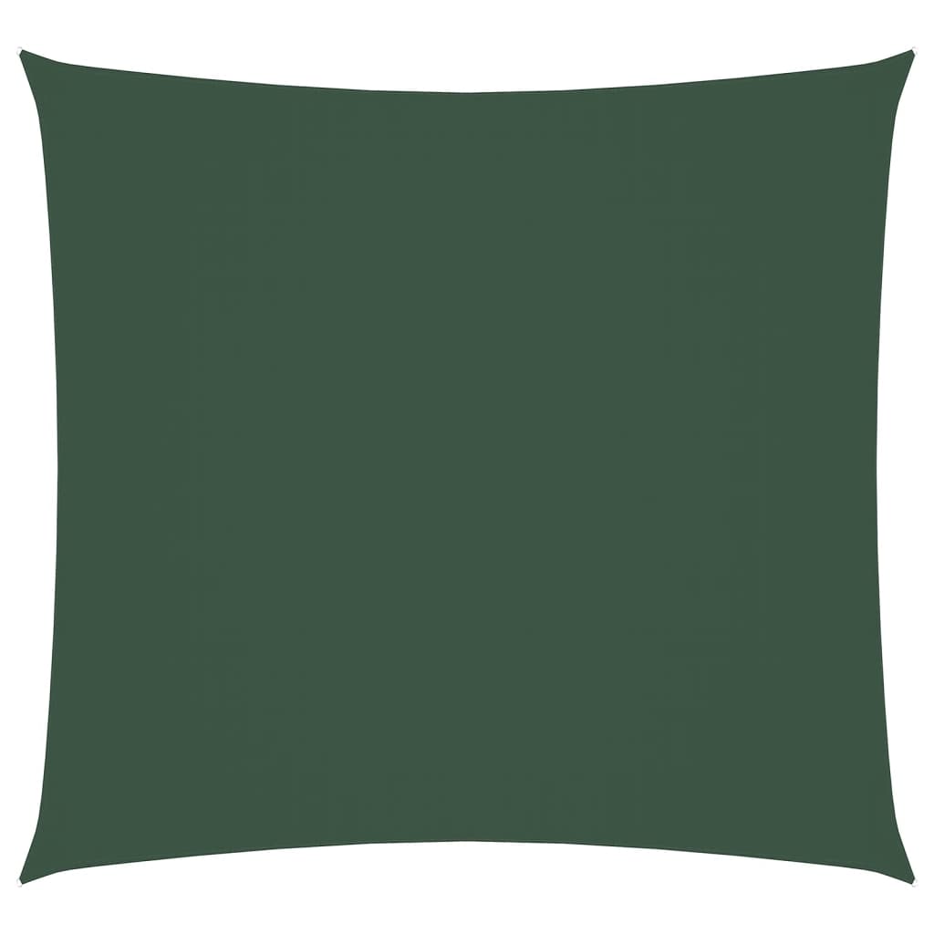 Parasole a Vela in Tela Oxford Quadrato 6x6 m Verde Scurocod mxl 95060