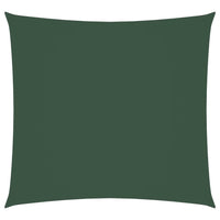 Parasole a Vela in Tela Oxford Quadrato 6x6 m Verde Scurocod mxl 95060