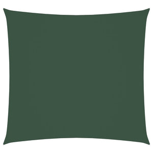 Parasole a Vela in Tela Oxford Quadrato 6x6 m Verde Scurocod mxl 95060