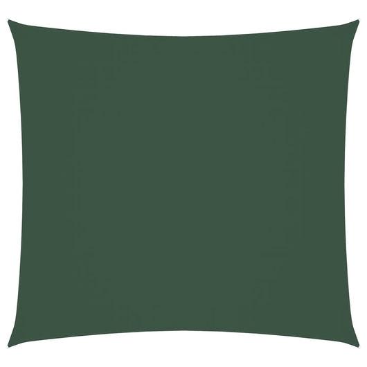 Parasole a Vela in Tela Oxford Quadrato 6x6 m Verde Scurocod mxl 95060