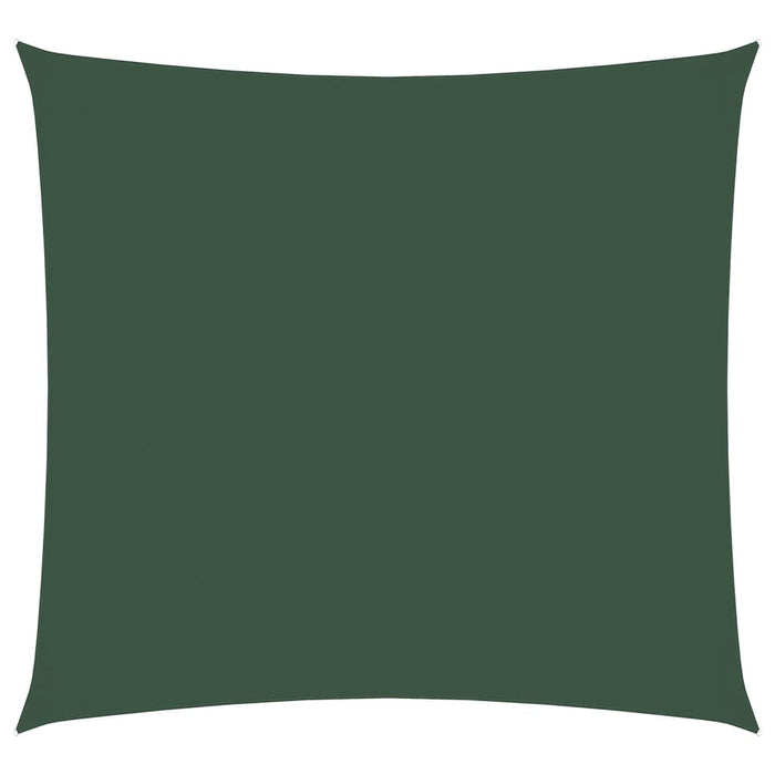 Parasole a Vela in Tela Oxford Quadrato 6x6 m Verde Scurocod mxl 95060