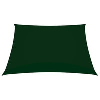 Parasole a Vela in Tela Oxford Quadrato 6x6 m Verde Scurocod mxl 95060