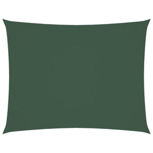 Parasole a Vela Oxford Rettangolare 4x5 m Verde Scuro 135491