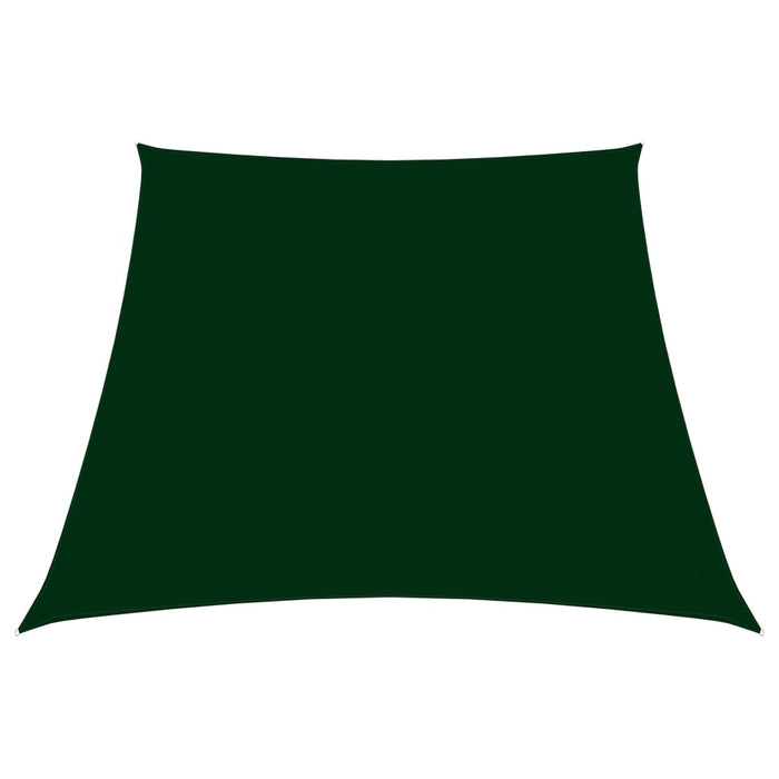 Parasole a Vela in Tela Oxford a Trapezio 2/4x3 m Verde Scuro