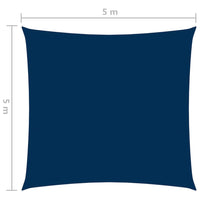 Vela Parasole in Tela Oxford Quadrata 5x5 m Blu cod mxl 72822