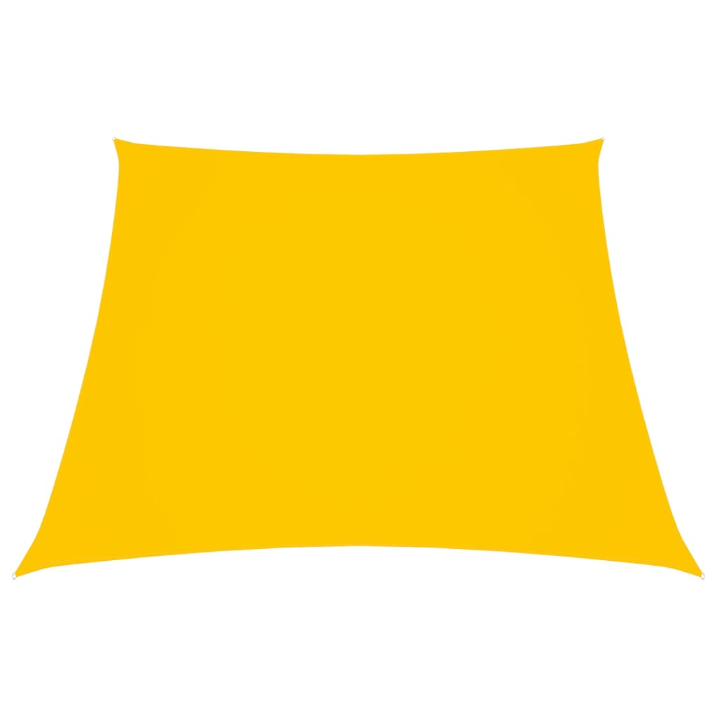 Parasole a Vela in Tela Oxford a Trapezio 2/4x3 m Giallo