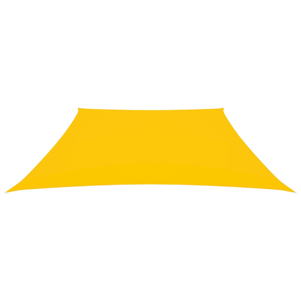 Parasole a Vela in Tela Oxford a Trapezio 2/4x3 m Giallo