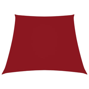 Parasole a Vela in Tela Oxford a Trapezio 2/4x3 m Rosso