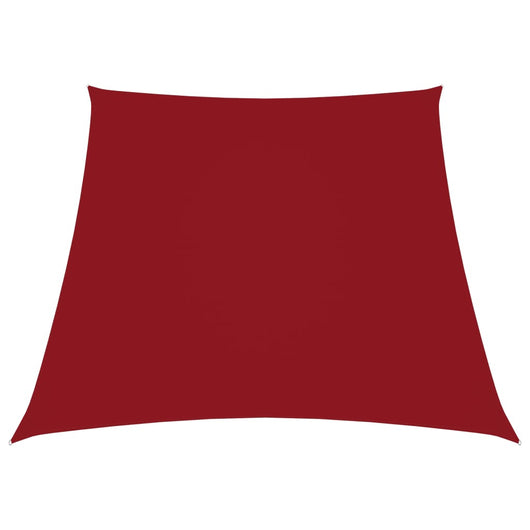 Parasole a Vela in Tela Oxford a Trapezio 2/4x3 m Rosso