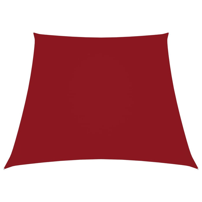 Parasole a Vela in Tela Oxford a Trapezio 2/4x3 m Rosso