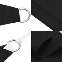 Parasole a Vela Oxford Rettangolare 2,5x3 m Nero 135755