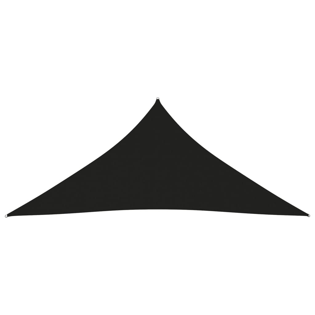 Parasole a Vela Oxford Triangolare 4x5x5 m Nero